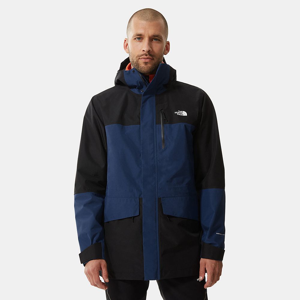 The North Face Rain Jacket Mens Australia - The North Face Dryzzle All-Weather Futurelight™ Blue / B